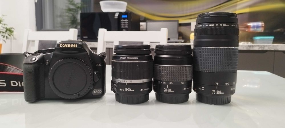 Aparat foto DSLR CANON 450D