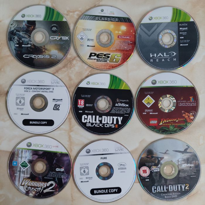 [Xbox360] Vând 39 discuri cu jocuri originale pentru Xbox 360 //poze reale