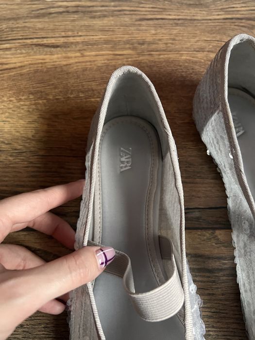 Белеринки с пайети Zara, 38 номер