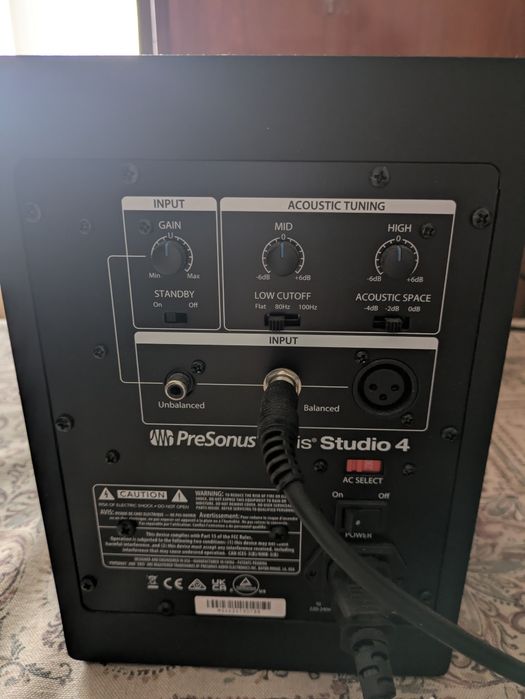 Студийные мониторы Eris Studio 4

Pre Sonus Eris Studio 4

Хорошо подх