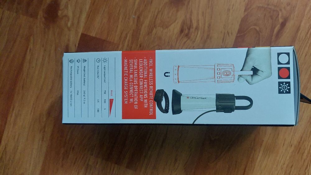 LEDLENSER Lampa Camping ML6 Connect Warm Light 750LM/1XLI-ION+USB