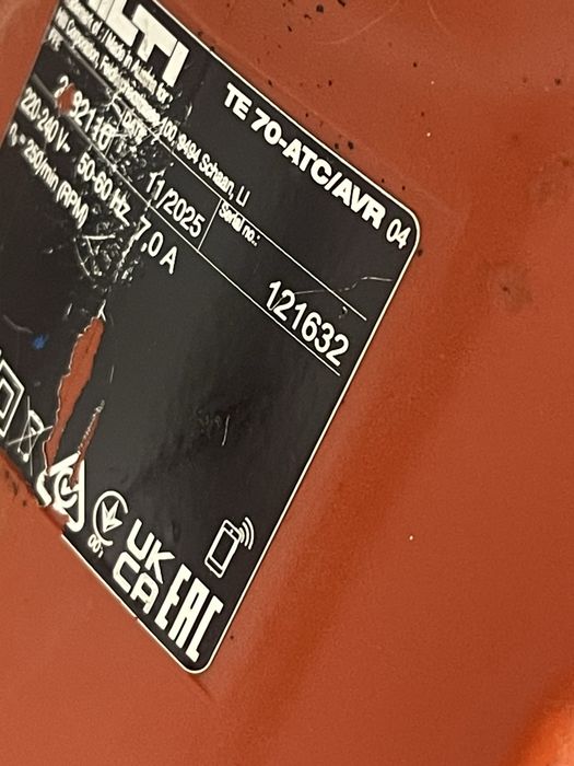 Hilti TE 70-ATC picamar demolator