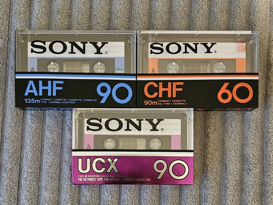 3 Casete Audio Sony AHF CHF UCX 1978