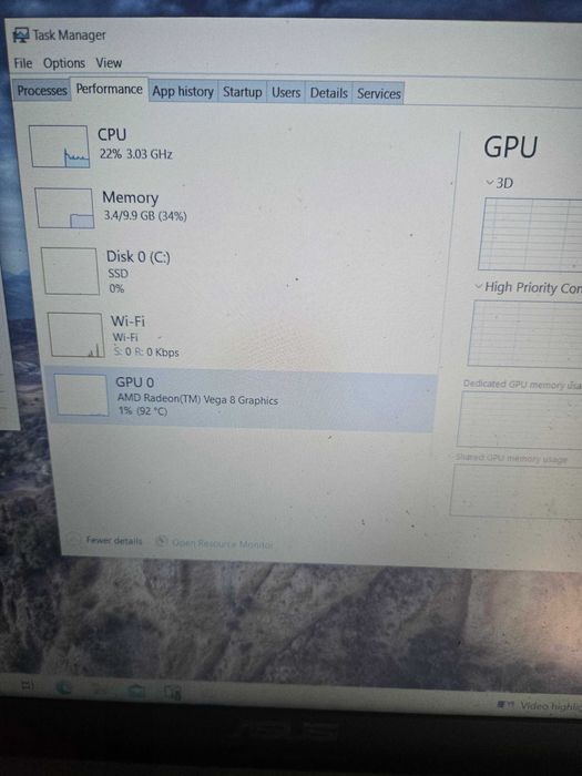 Ofertă Laptop Gaming /Office ASUS VivoBook X509DA – Ryzen 5 3500U, 12GB RAM, SSD