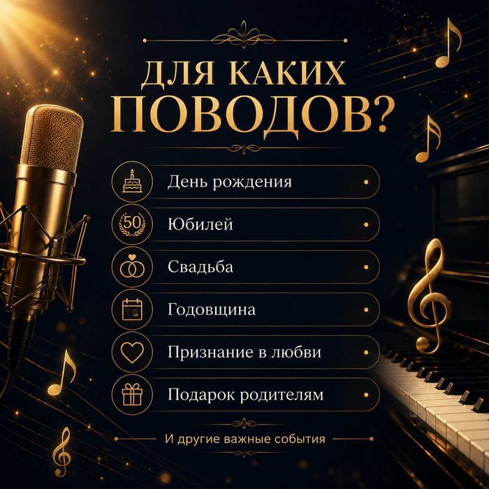 Песня под заказ в подарок
