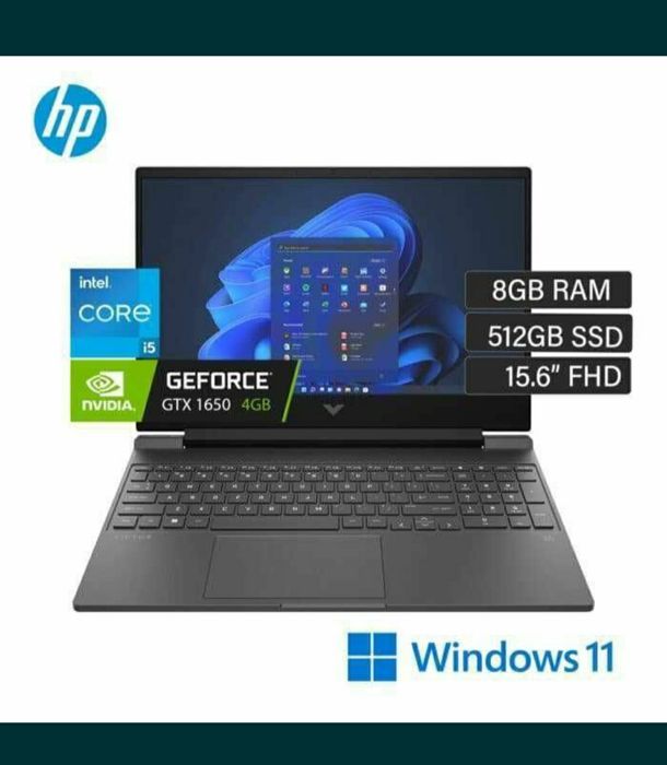 ВНИМАНИЕ !!! HP Victus 144hz / 8gb / 512 ssd / i5 / 8 ядер / gtx 4гб