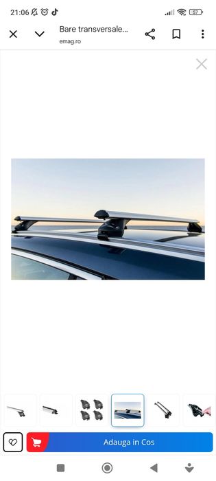 Vând bare transversale Seat Altea și alte mărci cu prinderea aceasta.