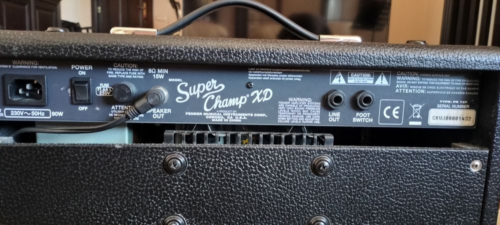 Fender Super Champ xd - amplificator pentru chitară electrică