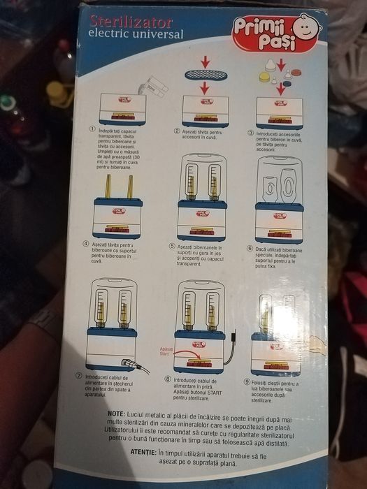 Sterilizator bebe primii pasi