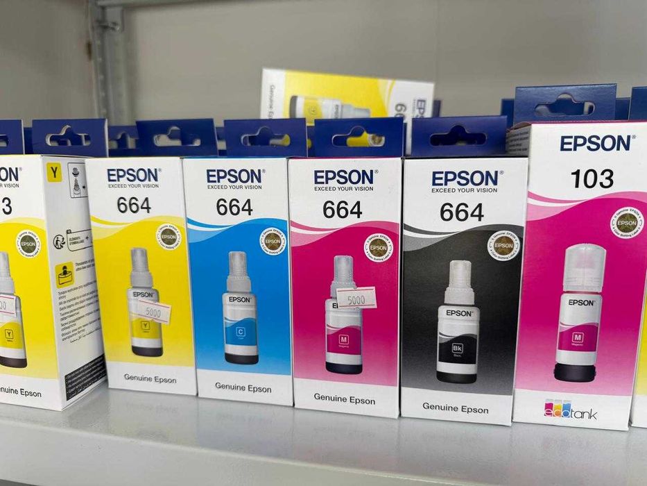ОРИГИНАЛ Набор Чернил Epson EcoTank 664 C13T66414A