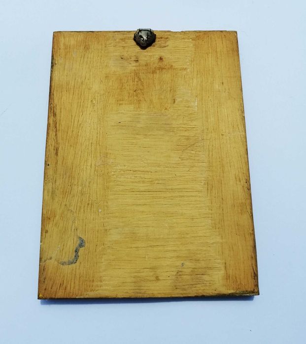 Стара Дървена Картина за Стена - Момче - Дърворезба