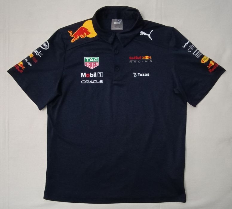 Puma Red Bull Racing Formula 1 Shirt оригинална тениска ръст 140-152см 11-12 години Пума Ред Бул фланелка