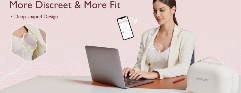 Двойна помпа за кърма Momcozy M9 Red