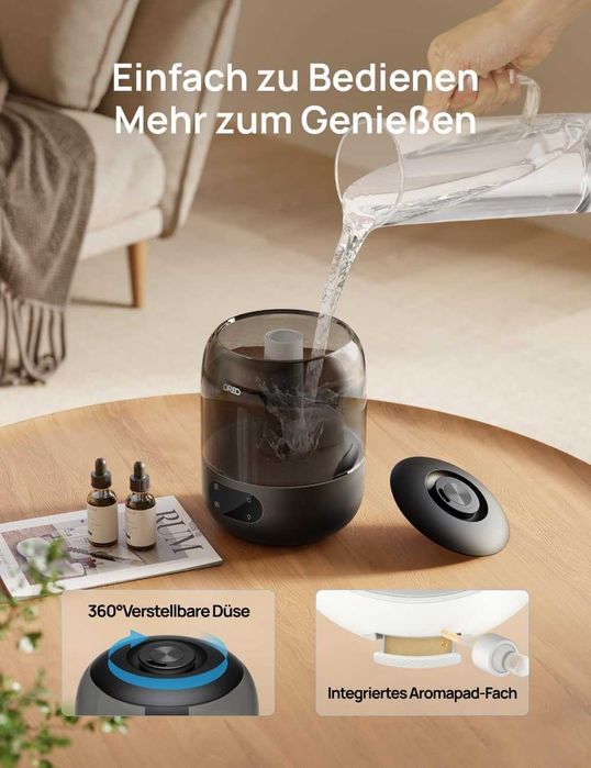 Овлажнител Dreo, 3л., Помещения до 27м2.