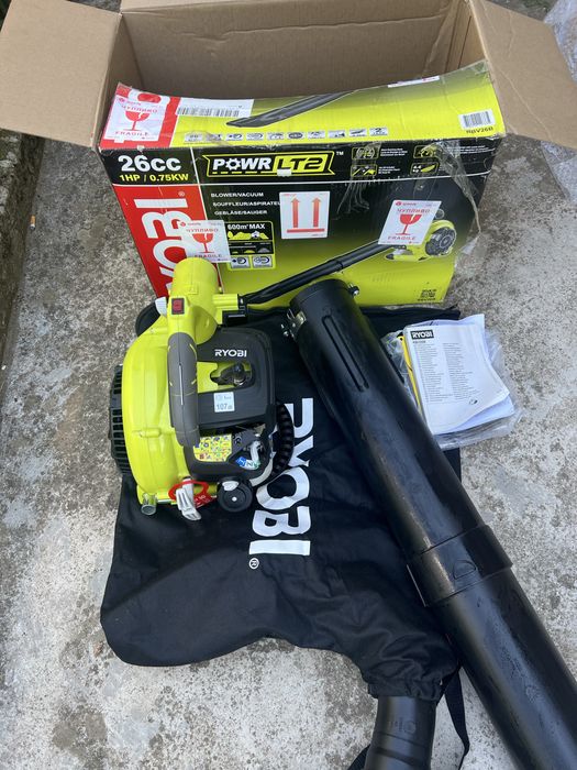 Моторна духалка за листа - листосъбирач RYOBI RBV26B