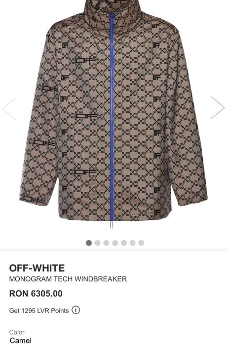 Off-White geaca L-XL oversize, originala, retail 1190 euro