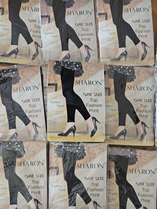 Легенцы  плотные  чёрные  лосины