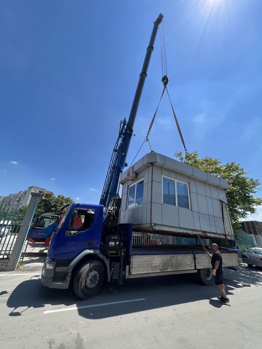 Камион с кран Транспорт на материали Автокран