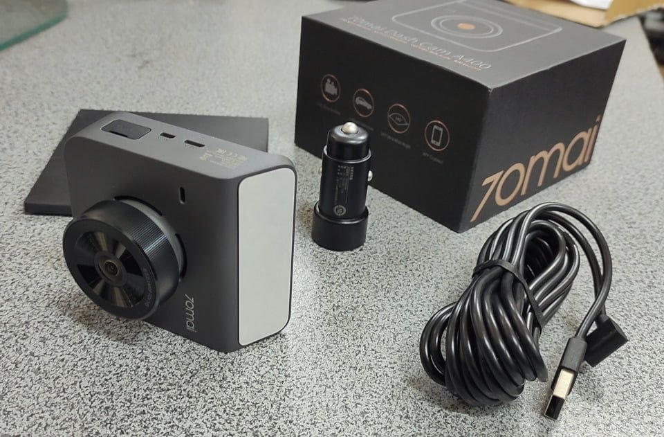 70mai Dash Cam A400 – видеорегистратор + 128 GB SD карта
