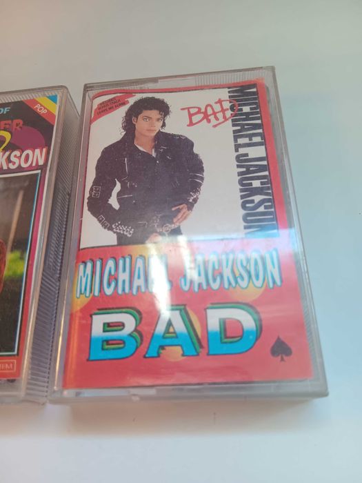 Caseta,casete Michael Jackson, distribuite în România,  vechi de colectie, The Best Triller and Bad
