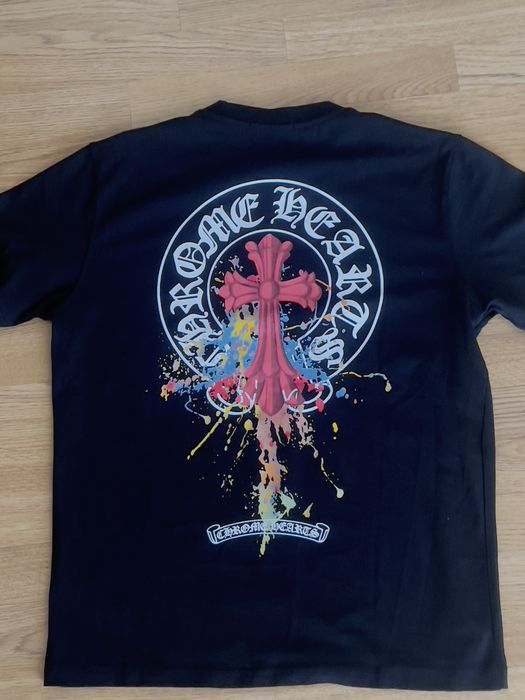 Chrome Hearts Tricou Multicolor Cross, Marime S
