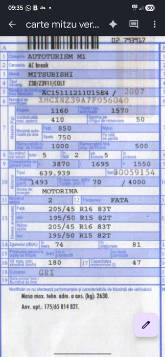 Mitsubishi Colt 1.5 DID