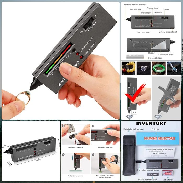 Olmos sinov qurilmasi Diamond Tester Алмазные ювелирные изделия тестер