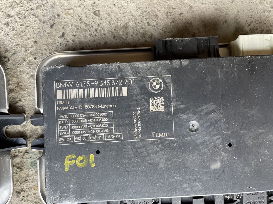 Modul FRM 3 faruri BMW seria F f01 f02 f06 f10 f11 f15 f16