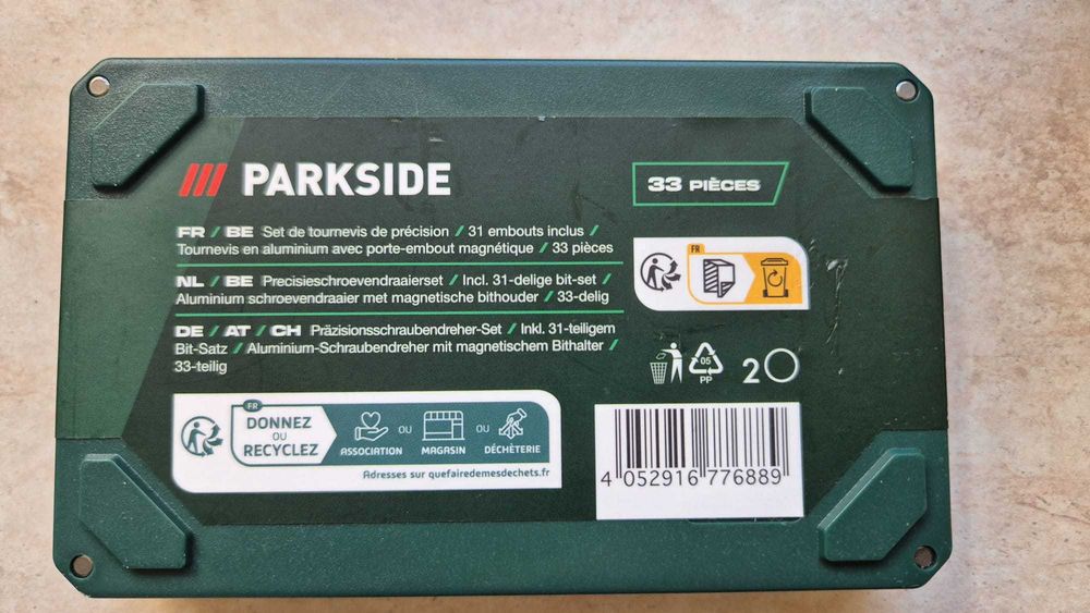 Vand Set Surubelnite de Precizie PARKSIDE (33 piese) – Nou sigilat!