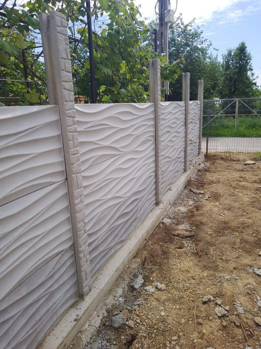 Gard placi beton/prefabricate