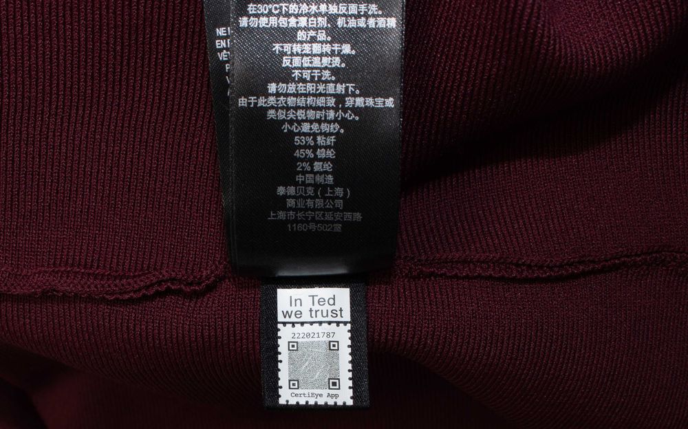 Ted Baker дамска рокля вишнава балон ръкави М