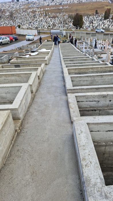 Cimitir privat, cavouri ,lucrări în cimitir ,locuri de veci,morminte