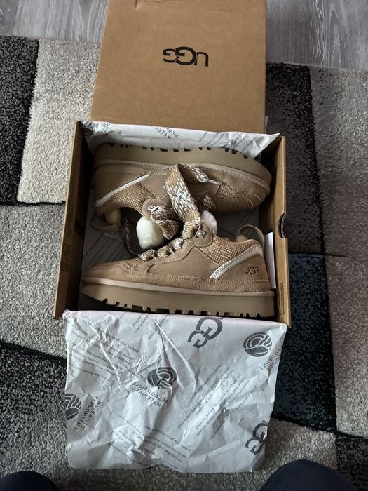 Ghete UGG Lowmel culoare Sand, marime 38, noi