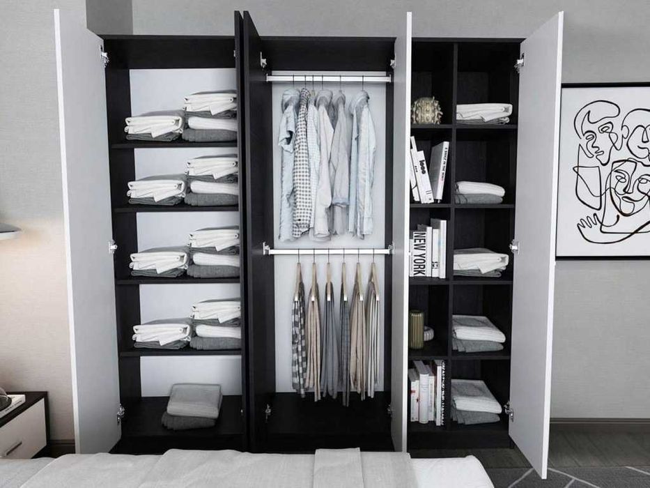 Set Dormitor Mario 4U 5 piese tapitat alb