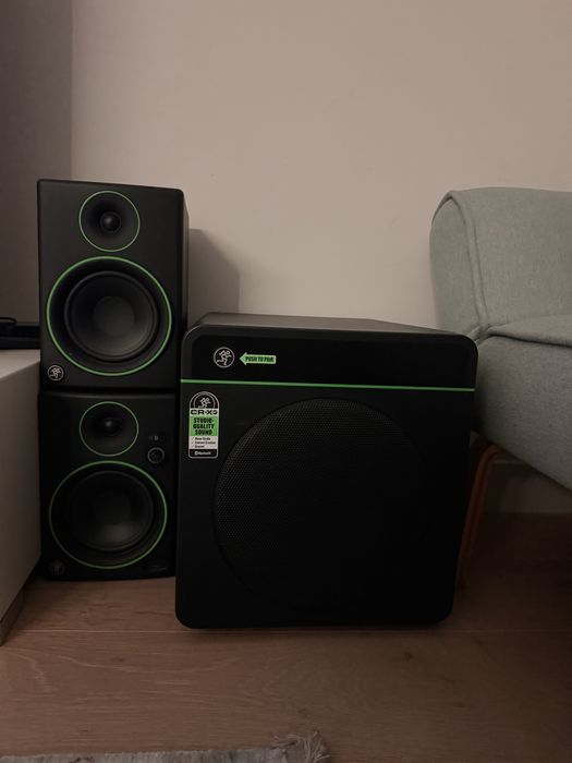 Mackie CR5BT + CR8S-XBT Subwoofer | Sistem audio studio Bluetooth