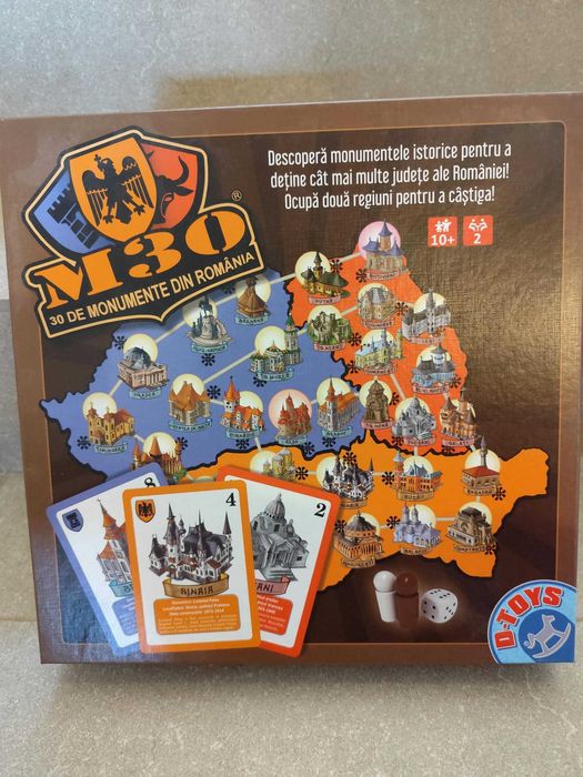 Joc Descopera Monumentele din Romania, D-Toys
