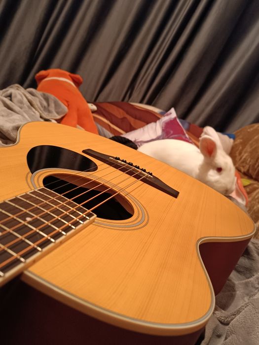 Гитара с подключением kepma A1CE