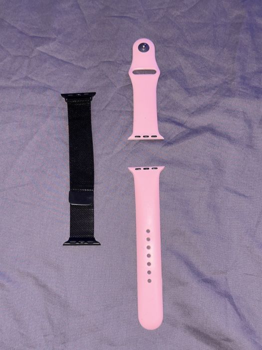Apple Watch Series 6 40 mm Rose Gold + 5 ремешков