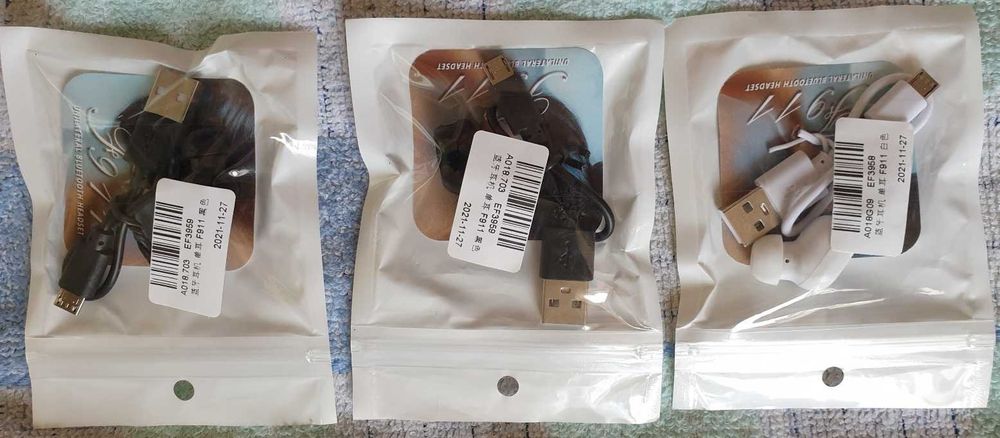 Новый  в упаковке беспроводной наушник F911 - 1 штука