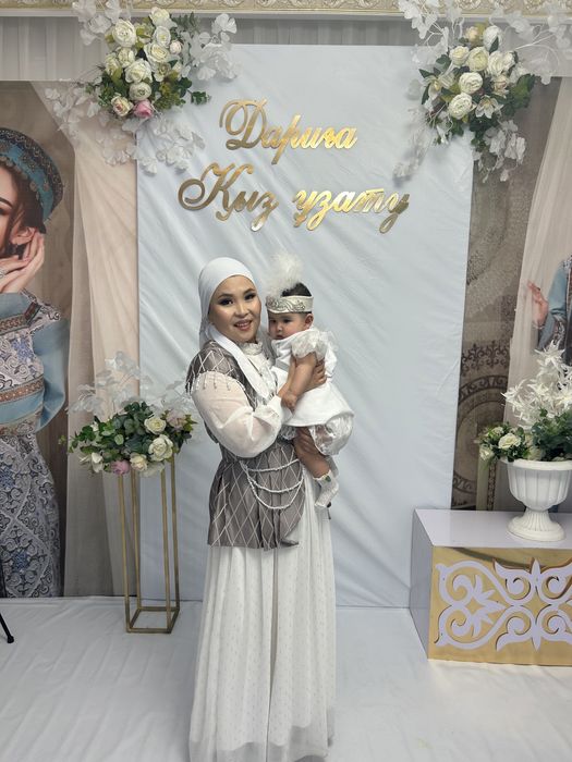 Платье в казахском стиле