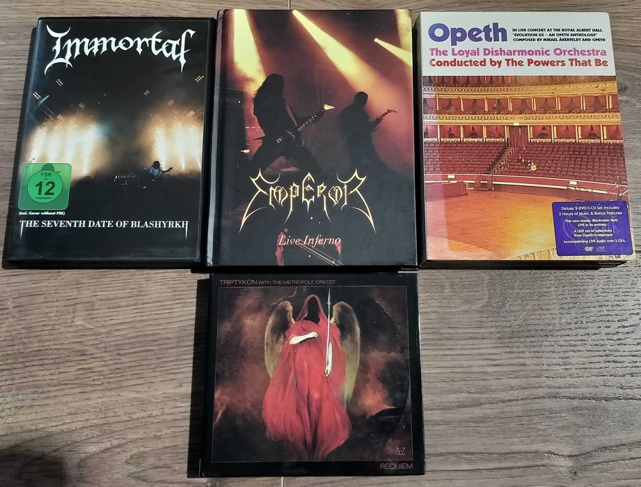 Immortal, Emperor, Opeth, Triptykon Lot CD DVD