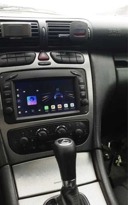 Navigatie Android Mercedes w203 w209 - WIFI, Bluetooth CARPLAY 1-8GB