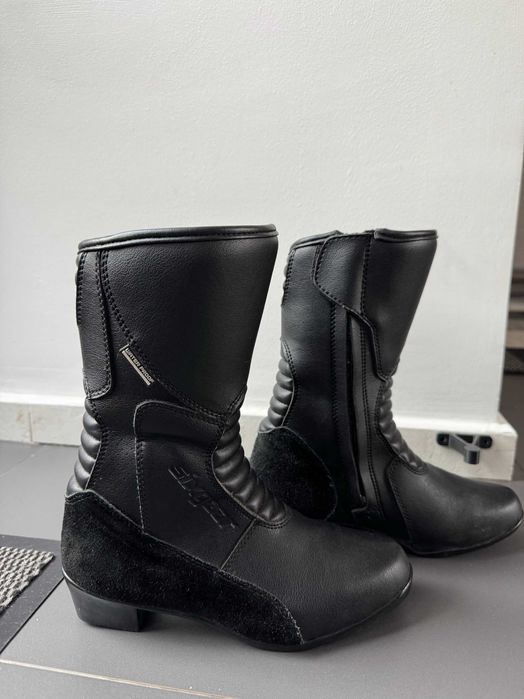 Cizme Moto din Piele SIXGEAR ELENA – Mărimea 36, ca noi, Waterproof