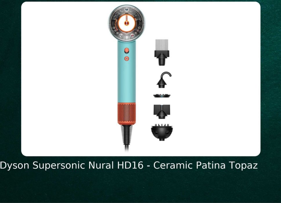 Dyson HD16 supersonic original.Jasper.Vink Blue.Red velvet.Bronze.Pink