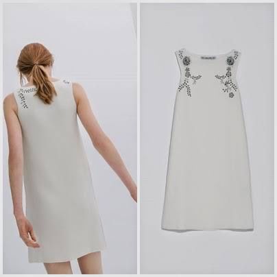 Белое платье Zara