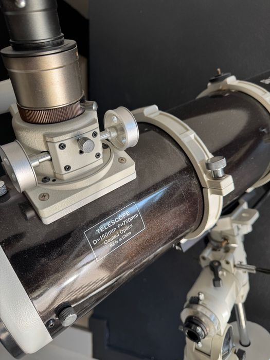 telescop astronomic cu trepied + ocular 5 mm – stare foarte bună