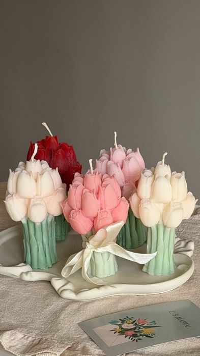 8 марта свечи ручной работы