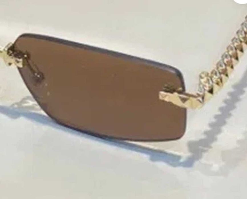 Ochelari De Soare Cartier Aurii Unisex Vara