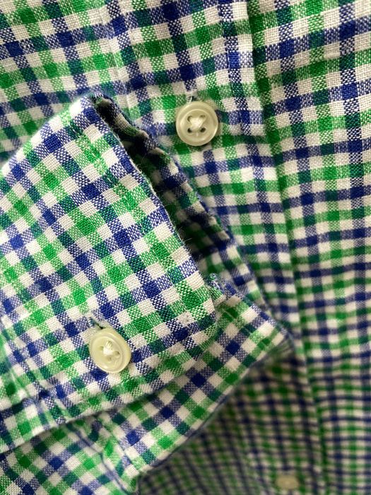 Мъжка Ленена риза RALPH LAUREN размер M каре