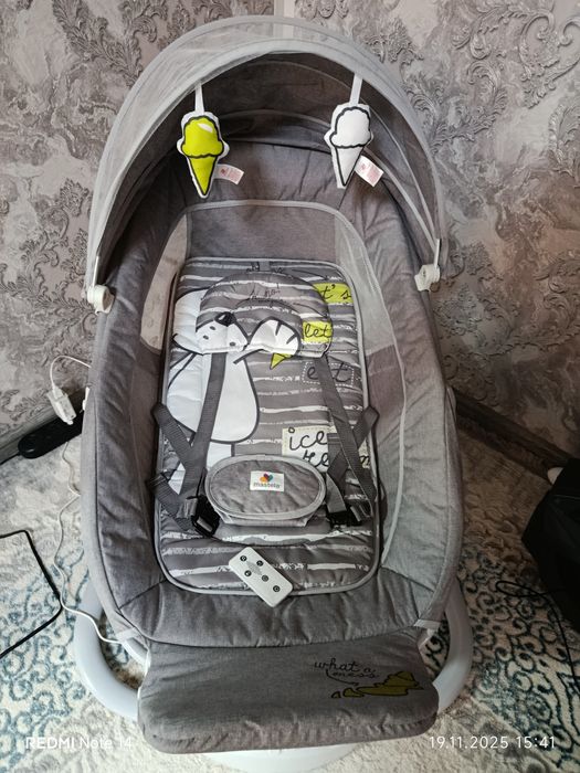 Продаётся срочно электронная люлька,шезлонг.Киргили